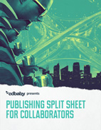 Publishing split sheet for collaborators