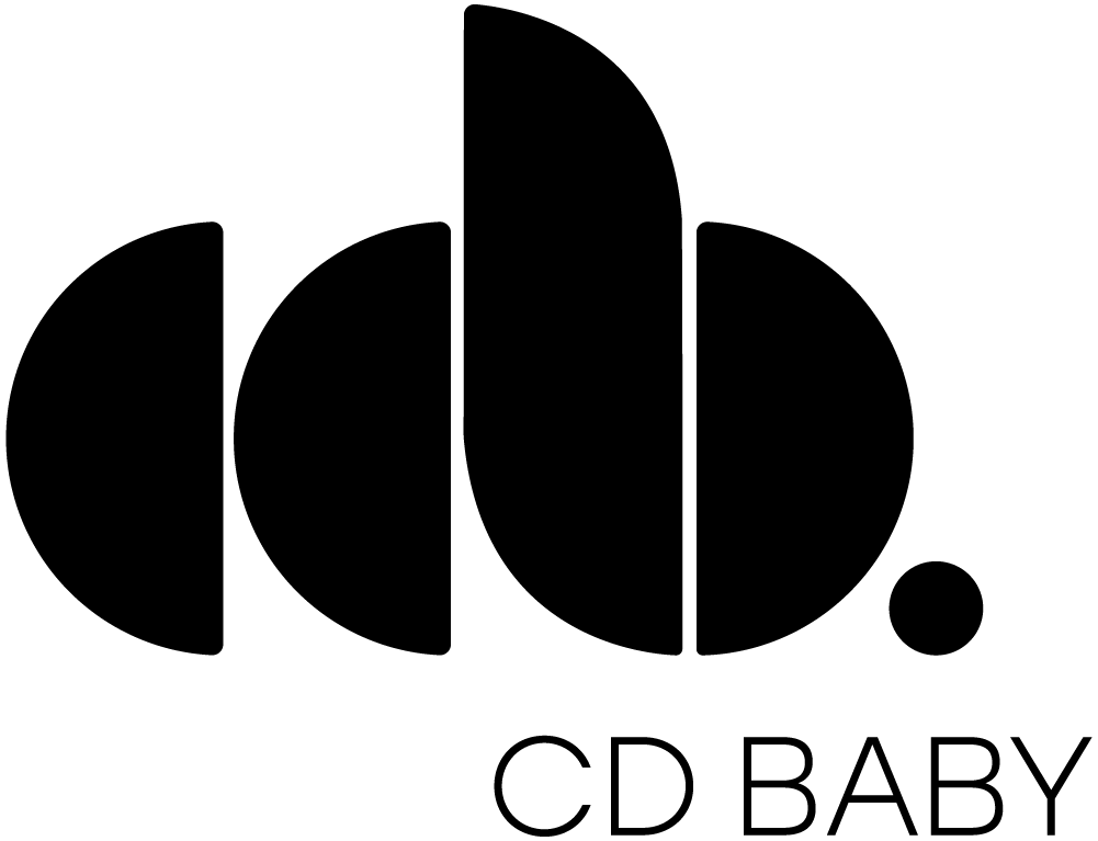 Logotipo preto padrão da CD Baby