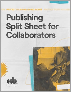 A Publishing Split Sheet for Collaborators