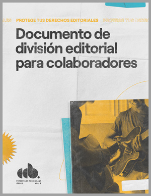 Documento de división editorial para colaboradores